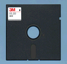 Diskette: Vorderseite