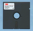 Diskette: Vorderseite