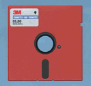 Diskette: Vorderseite