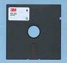 Diskette: Vorderseite