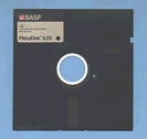 Diskette: Vorderseite