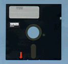 Diskette: Vorderseite