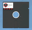 Diskette: Vorderseite