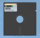 Diskette: Vorderseite