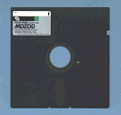 Diskette: Vorderseite