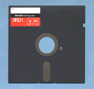 Diskette: Vorderseite