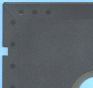 Diskette: Schweißpunkte