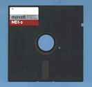 Diskette: Vorderseite