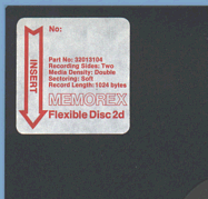 Diskette: Label