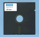 Diskette: Vorderseite