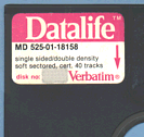 Diskette: Label