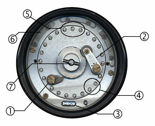 Curta Model II inside: bottom view