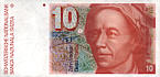 Euler: 10 SFR (front)