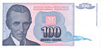 Tesla: 100 YUO (front)