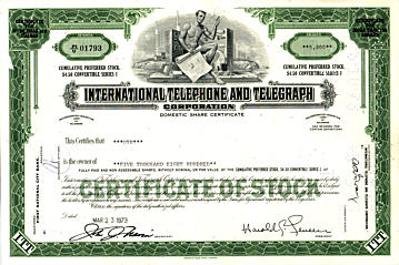 International Telephone and Telegraph Corp. (click for larger image, 151k)