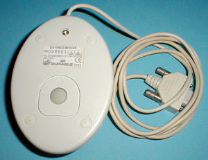 Durable Da Vinci Mouse: Unterseite (gr&ouml;&szlig;eres Bild 66k)