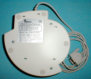 Genius EasyTrak Serial: bottom view (click for larger image, 82k)