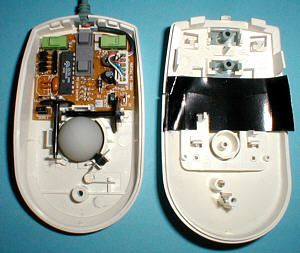 Genius NetMouse: inside (click for larger image, 91k)