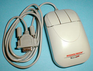Highscreen Mouse pro: top view (click for larger image, 69k)