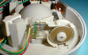 Highscreen Super Mouse II: Detail: galvanischer Encoder (gr&ouml;&szlig;eres Bild 54k)