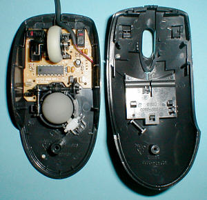 Logitech M-S48a: inside (click for larger image, 85k)