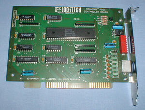 Logitech ScanMan: interface card (click for larger image, 87k)