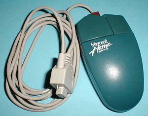 Microsoft Home Mouse Serial: top view (click for larger image, 76k)